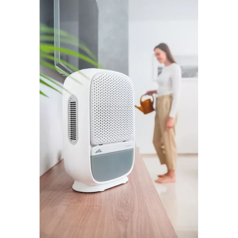 Osuszacz powietrza ETA ETA163090000 60 W, zbiornik 1,2 l — kompaktowy osuszacz domowy