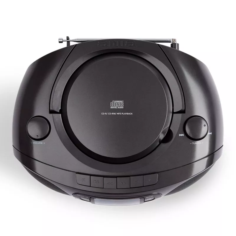 Przenośny zestaw stereo Aiwa BBTC-550BK Cyfrowy 6 W FM PLL Czarny