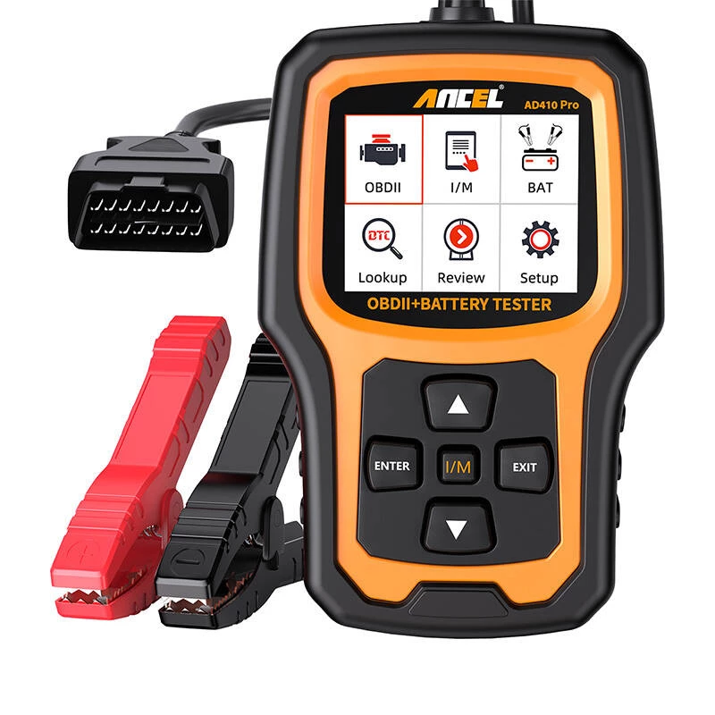 2w1 Skaner diagnostyczny OBD2 i tester akumulatorów Ancel AD410 PRO