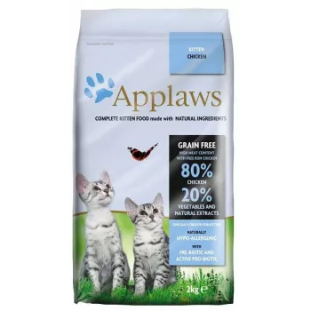 Sucha karma dla kota Applaws Kitten Chicken 2 kg — junior, białko 38%, tłuszcz 17%