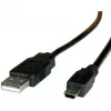 ROLINE Kabel USB 2.0, Typ A - Mini 5-pin 1,8m (11.02.8719)