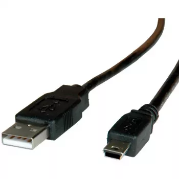 ROLINE Kabel USB 2.0, Typ A - Mini 5-pin 1,8m (11.02.8719)