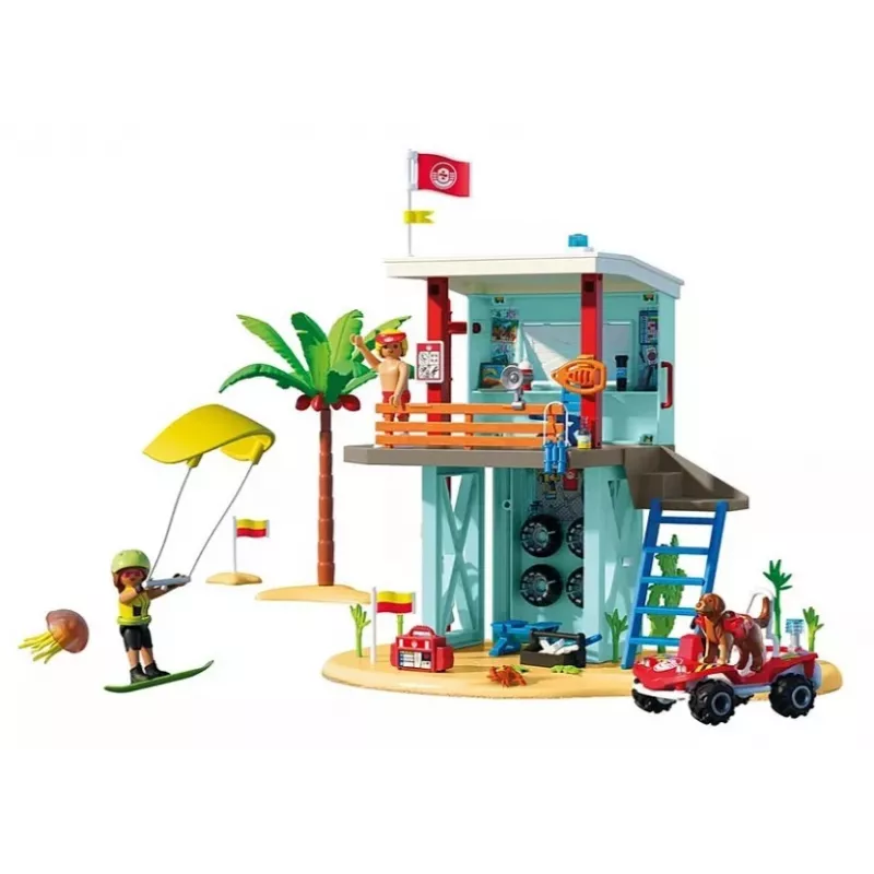 Zestaw PLAYMOBIL Wieża ratunkowa i buggy plażowe 71903 – zestaw z wieżą i buggy