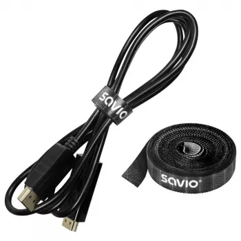 Uchwyt na kable Savio OC-06 Universal Czarny