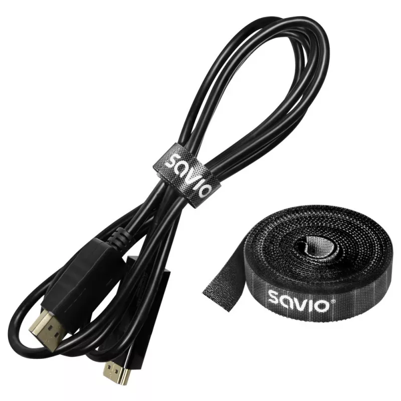 Uchwyt na kable Savio OC-06 Universal Czarny