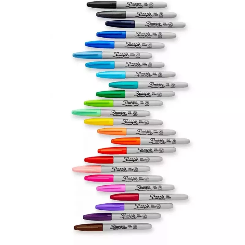 Marker permanentny Sharpie Fine Point, czarny, 12 szt.