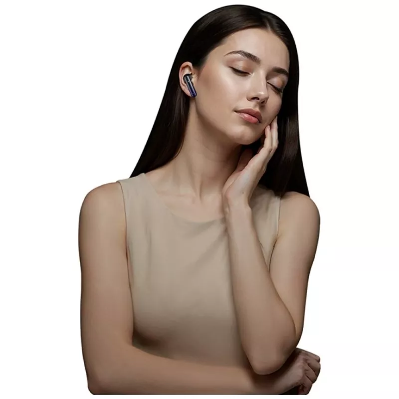 Słuchawki Bluetooth Usams TWS E02 ANC+ENC czarne