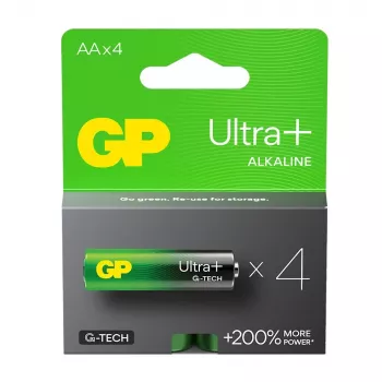 Baterie alkaliczne LR6/AA GP ULTRA+ 4 szt.