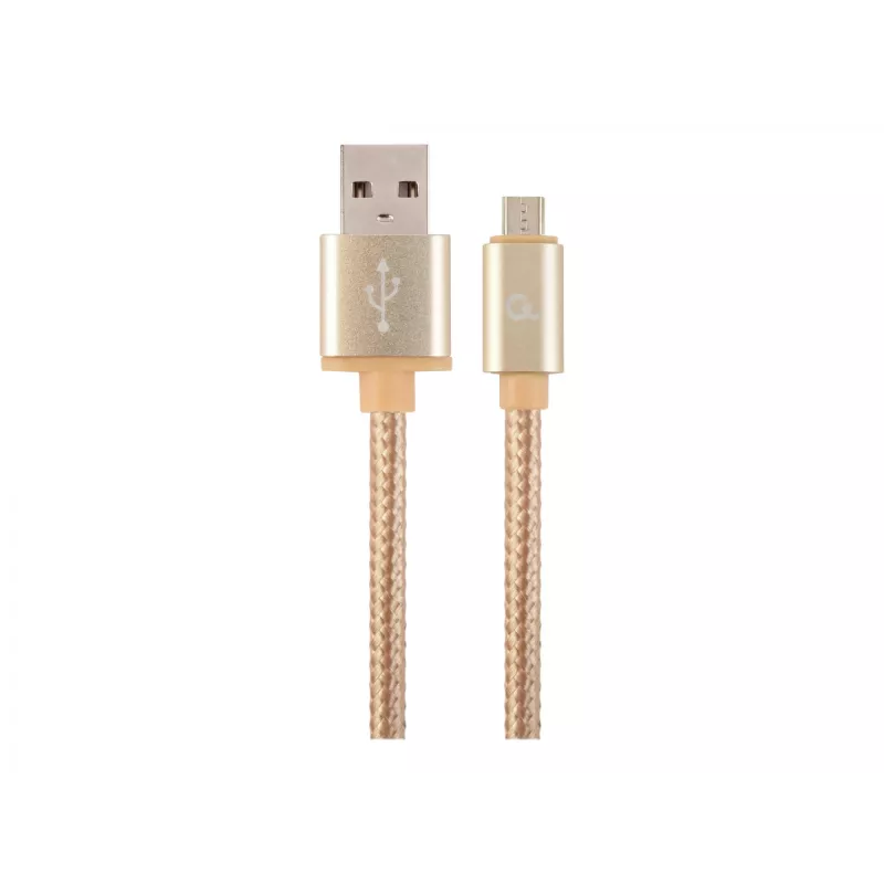 Kabel USB 2.0 GEMBIRD CCB-mUSB2B-AMBM-6 — USB A do Micro-USB B, 1,8 m, złoty