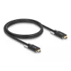Kabel USB DeLOCK 83720 USB 3.2 Gen 2 1m USB C Czarny