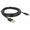 Kabel USB DeLOCK 85209 USB 2.0 3 m USB A USB C Czarny