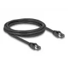 DeLOCK RJ45 Kabel sieciowy Cat.8.1 S/FTP 2m 40 Gb/s Czarny