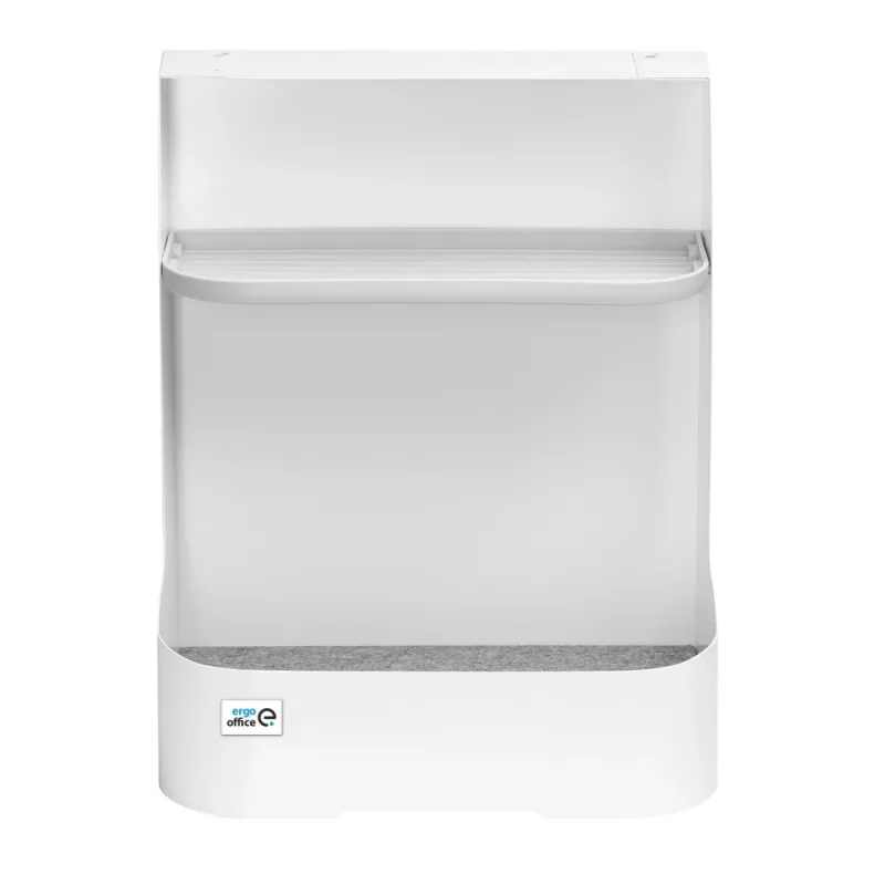 Ergo Office Organizer/pojemnik pod biurko z półką na akcesoria, biały, maks. 5 kg, ER-442