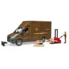 Model ciężarówki dostawczej BRUDER 02678 wstępnie zmontowany 1:16