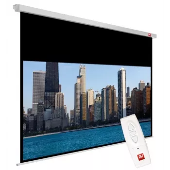 AVTEK Electric Projection Screen Video Electric 270, 4:3, viewable 195×260 cm, ceiling/wall mount, 20 cm Czarny drop, 5 cm borders