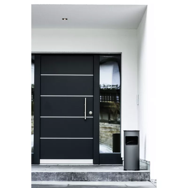 Kosz na śmieci Durable 333023 17 l okrągły metal srebrny