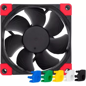Wentylator do obudowy komputera Noctua NF-A8 PWM CH.BK.S 80 mm, 4-pin PWM, 450–2200 RPM, 17,7 dB