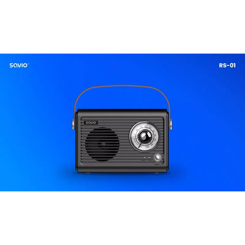 Przenośne radio Savio RS-01 Analog Czarny