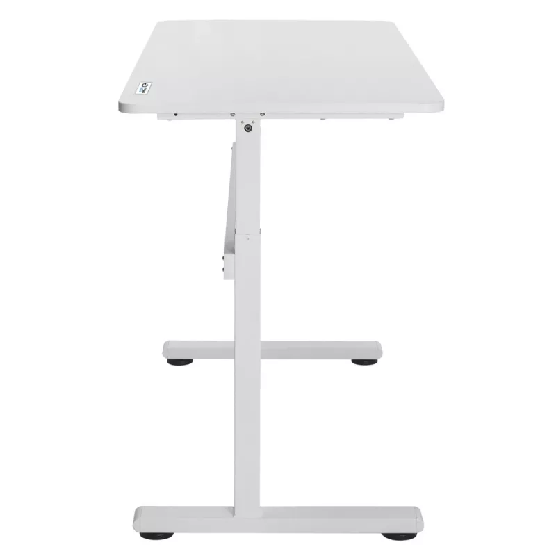 Biurko z ręczną regulacją wysokości Ergo Office, max 40 kg, maks. wysokość 117 cm, z blatem do pracy stojąco-siedzącej, ER-401 W