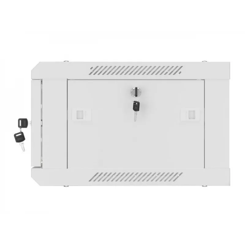 Lanberg WF01-6404-10S Szafa rack 4U wisząca, półka ścienna, szara (WF01-6404-10S)