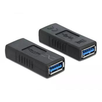 Adapter USB 3.0 typu A żeński na żeński skrzyżowany DeLOCK 66641