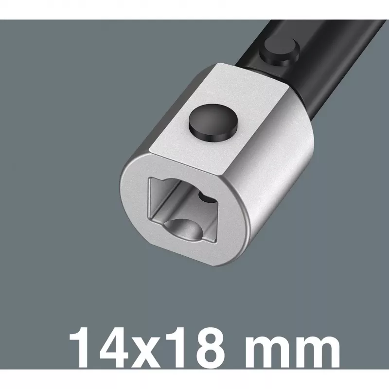 Klucz dynamometryczny Wera Click-Torque X 7 z rękojeścią czarno-zieloną, wkładka napędowa 14x18 mm