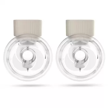 Elektryczny laktator neno VENTO TWIN bezprzewodowy, akumulatorowy, tryb podwójny/podwójny, LCD, butelki 150 ml, beżowy