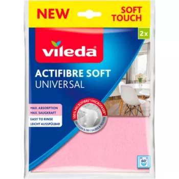 Vileda ACTIFIBRE Soft Uniwersalna miękka ściereczka 2 szt.