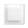 Inteligentny przycisk szklany HomeMatic Homematic IP, 230 V, 868 MHz, biały, 54,5×54,5×29 mm