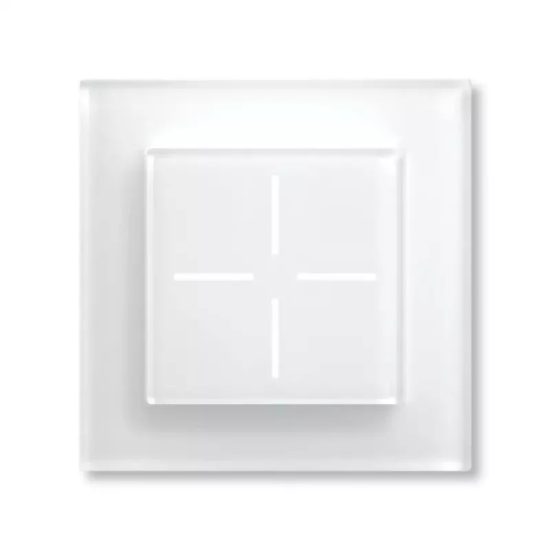 Inteligentny przycisk szklany HomeMatic Homematic IP, 230 V, 868 MHz, biały, 54,5×54,5×29 mm