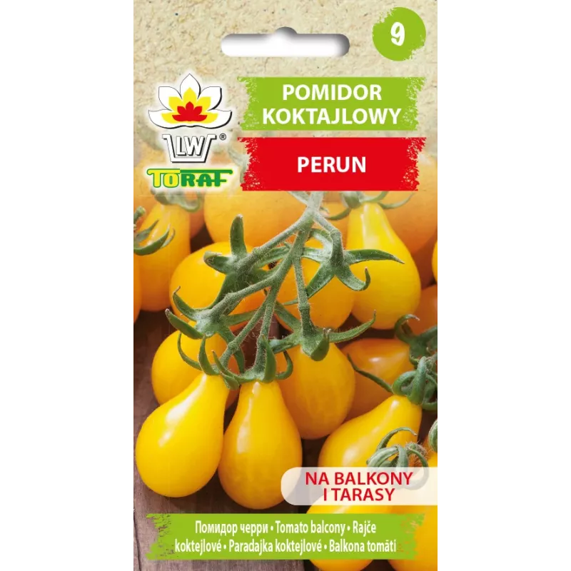Nasiona warzyw pomidora koktajlowego Perun Toraf, opakowanie 0,5 g