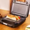 Cecotec Sandwich Maker | Rock’nToast 4in1 | 1000 W | Liczba płyt 4 | Czarny