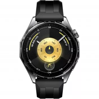 Huawei WATCH GT6 3,73 cm (1,47 cala) AMOLED 46 mm Cyfrowy 466 x 466 pikseli Dotykowy Czarny GPS (satelitarny)