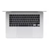MacBook Air 15, Srebrny, M4 (10-rdzeniowy CPU/10-rdzeniowy GPU), 16 GB, 512 GB, Niemiecki, Zasilacz 35 W z dwoma portami USB-C, MW1H3D/A
