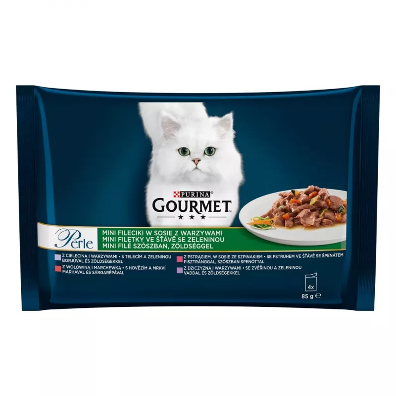 Purina GRMT PERLE GIGMV BEEF CRT mokra karma dla kotów 85 g