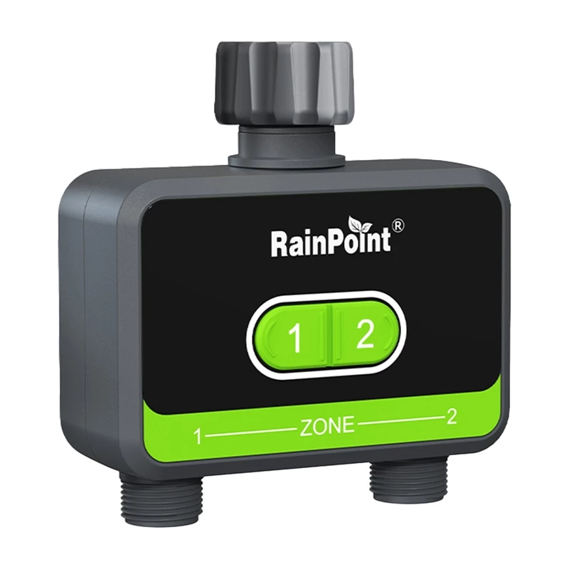 Sterownik nawadniania RainPoint HTV210B 2-strefowy z aplikacją (model HTV210B)