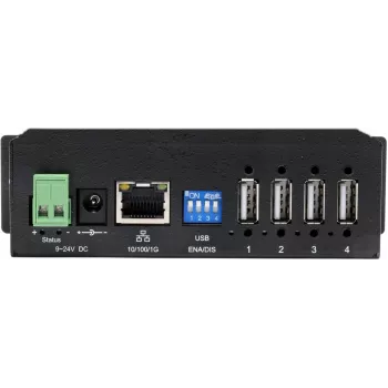Exsys Ethernet GLAN 1x na 4x USB2.0 4-portowy serwer urządzeń, w zestawie zasilacz 15KV - Zestaw kabli/adapterów - Cyfrowe/Dane