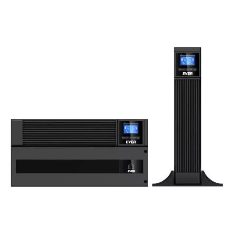UPS EVER POWERLINE RT Plus 6 kVA T/PWPLRT-116K00/00 — Online UPS podwójnej konwersji rack/wieża 6kVA