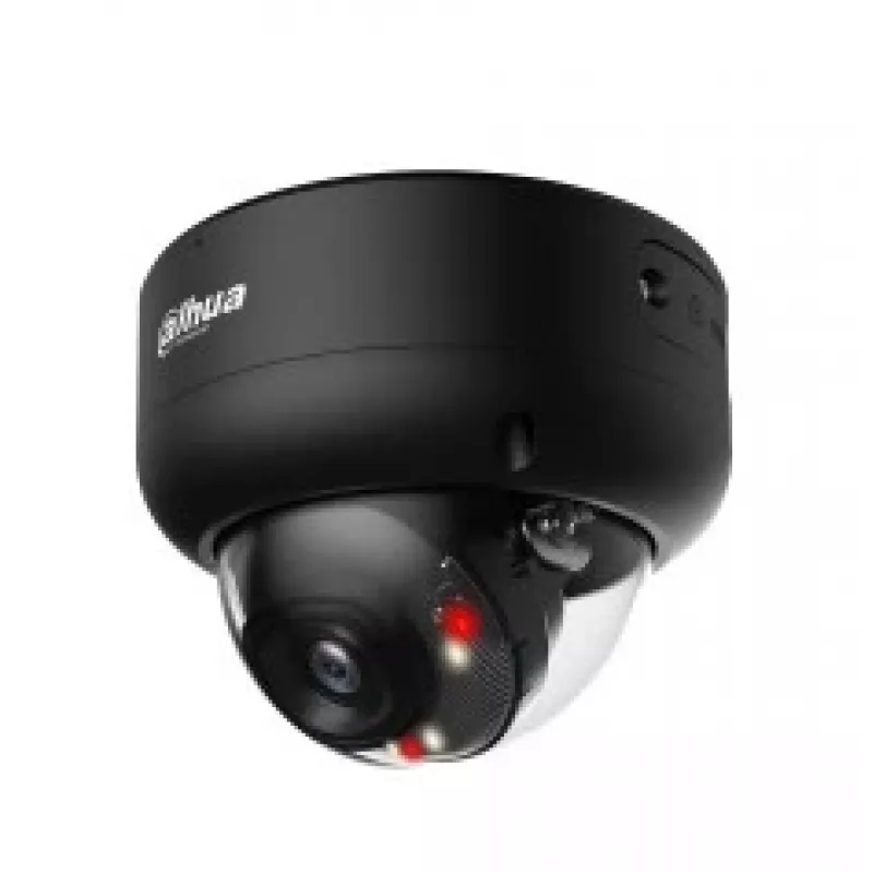 Kamera IP kopułkowa Dahua WizSense IPC-HDBW3849E-AS-IL — 3840×2160, montaż sufitowy, przewodowa, czarna