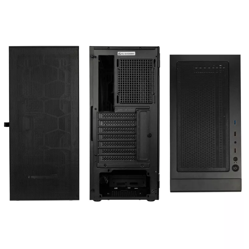 Kolink Observatory HF Mesh Core Midi-Tower - czarny