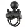 Podstawa kulowa RAM Mounts z podwójnym U-boltem do szyn 1,25 inch – 1,5 inch