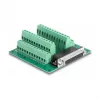 DeLOCK D-Sub HD 44-pinowy żeński do listwy zaciskowej na szynę DIN 84mm x 86mm x 30mm