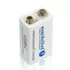 Akumulator wielokrotnego ładowania everActive 6F22/9V Li-ion 550 mAh z USB TYPE C
