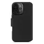 Etui skórzane do iPhone 16, czarne