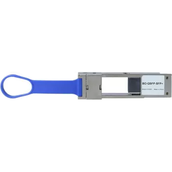 Zgodny z Dell EMC QSA-Q28-S28 niebieskiOptics BO-QSFP28-SFP28 konwerter 100 Gigabit QSFP28 na SFP28, gniazdo na moduł SFP28, kompatybilny z włóknami wielomodowymi i jednomodowymi, 0°C/+70°C (QSA-Q28-S
