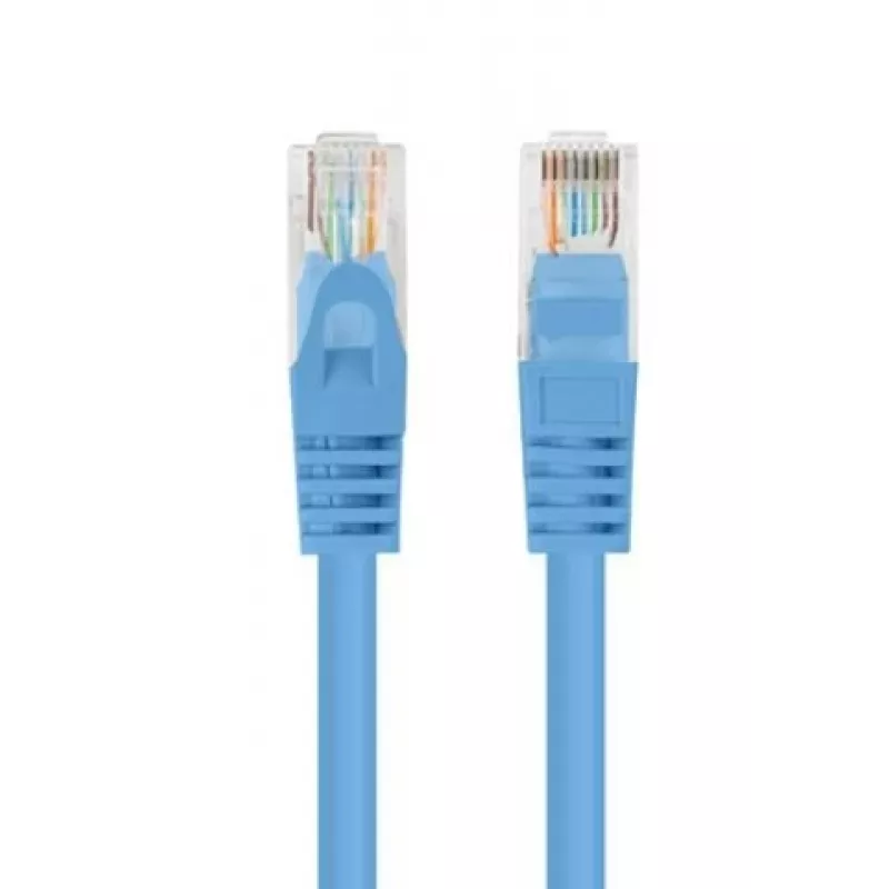 PATCHCORD Cat.5E UTP 1.5M Niebieski FLUKE PASSED LANBERG 10-PACK