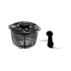 Elektryczny siekacz do żywności Russell Hobbs 24660-56 — szklana misa 1 L, 200 W, czerwony