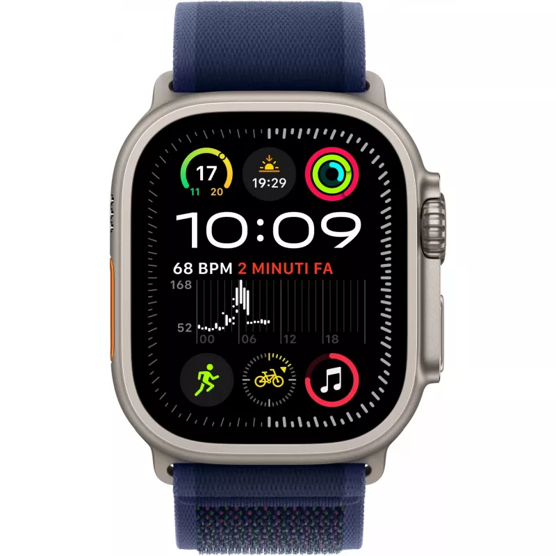 Apple Watch Ultra 2 Cell 49mm Natural Titan Blue Loop S/M