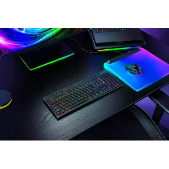 Klawiatura gamingowa Razer CzarnyWidow V4 Low-profile Wireless — niskoprofilowe klawisze mechaniczne, Bluetooth i 2.4 GHz
