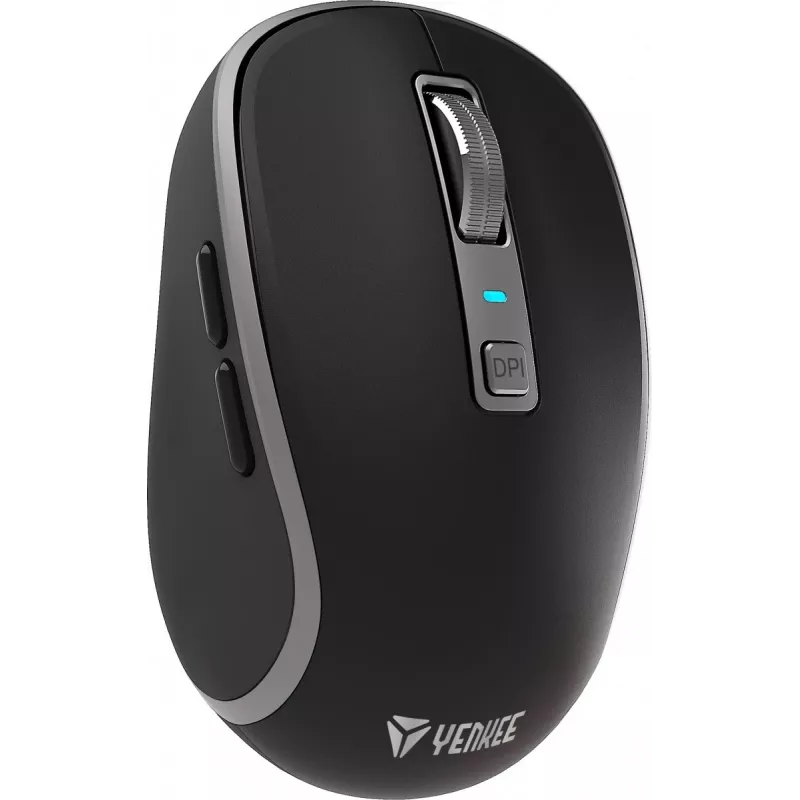 Dual WiFi+Bluetooth wireless mysz, rechargeable battery, 5 buttons
